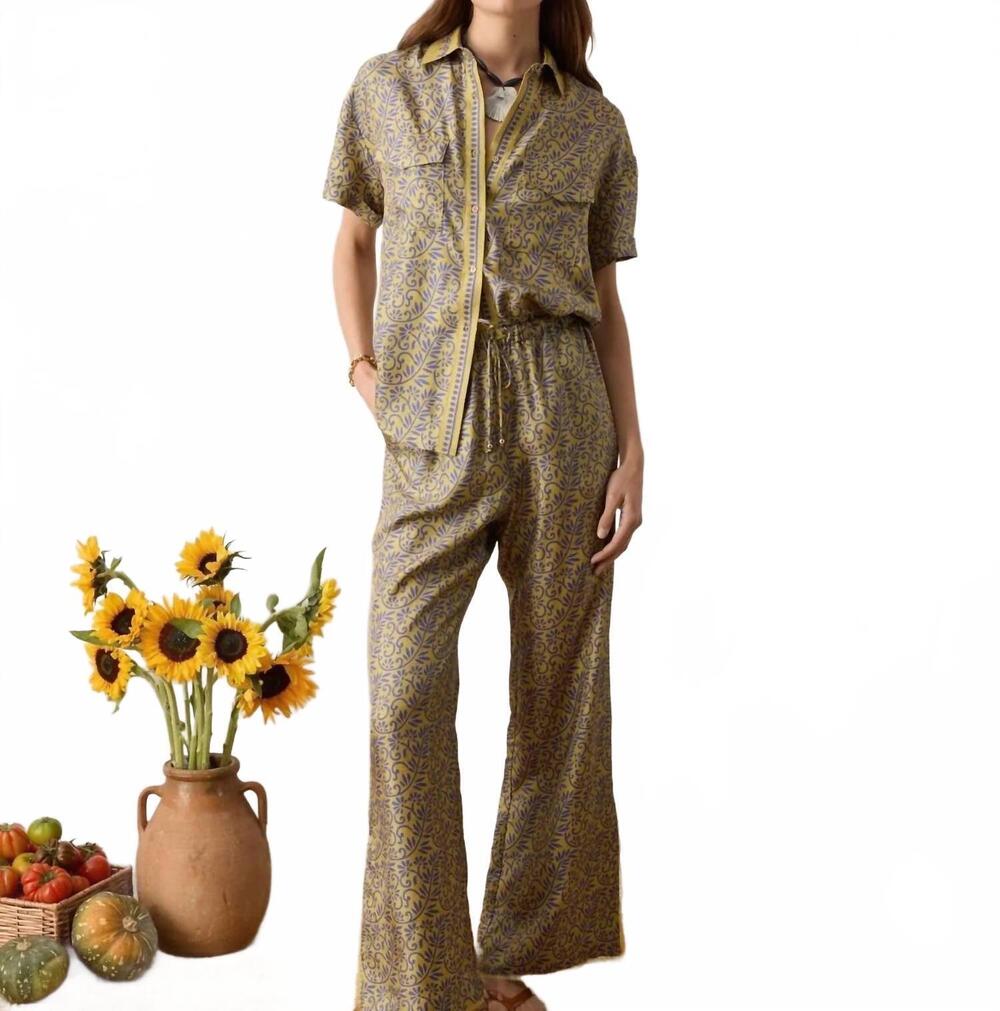 NEW BOTEH verve boyshirt in chartreuse